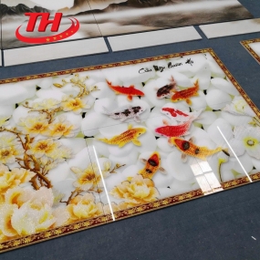 Tranh nhập khẩu kim tuyến 1.2m X 1.8m