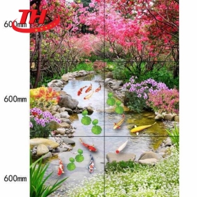 Tranh nhập khẩu kim tuyến 1.2m X 1.8m - GA 66168