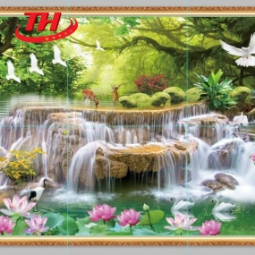 Tranh nhập khẩu kim tuyến 1.2m X 1.8m - GA 66165