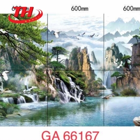 Tranh nhập khẩu kim tuyến 1.2m X 1.8m - GA 66167