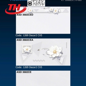 Gạch ốp tường 30*60 Viglacera ASD 3682