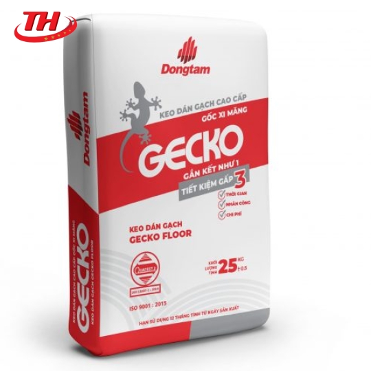 KEO DÁN GẠCH ĐỒNG TÂM GECKO CHUYÊN DÙNG CHO LÁT NỀN – GECKO FLOOR LOẠI 25KG