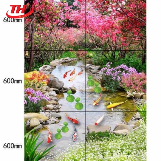 Tranh nhập khẩu kim tuyến 1.2m X 1.8m - GA 66168