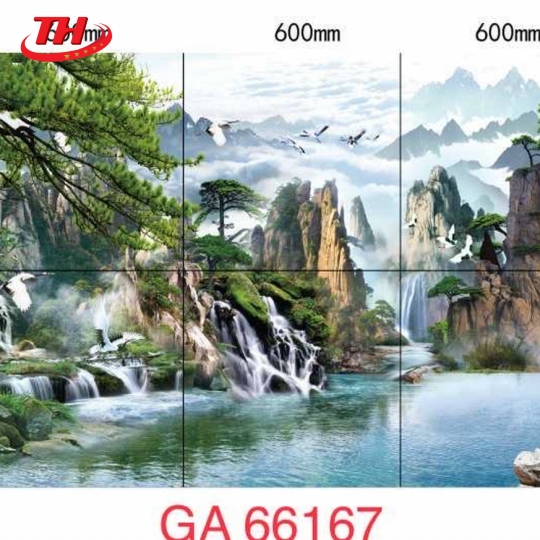 Tranh nhập khẩu kim tuyến 1.2m X 1.8m - GA 66167