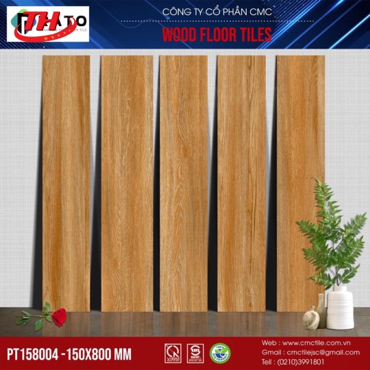 GẠCH VÂN GỖ 15X80 - PT158004