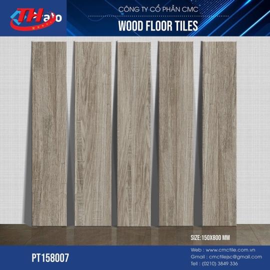 GẠCH VÂN GỖ 15X80 - PT158007