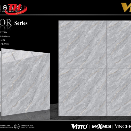 Gạch lát nền Vitto 80x80 - 4124