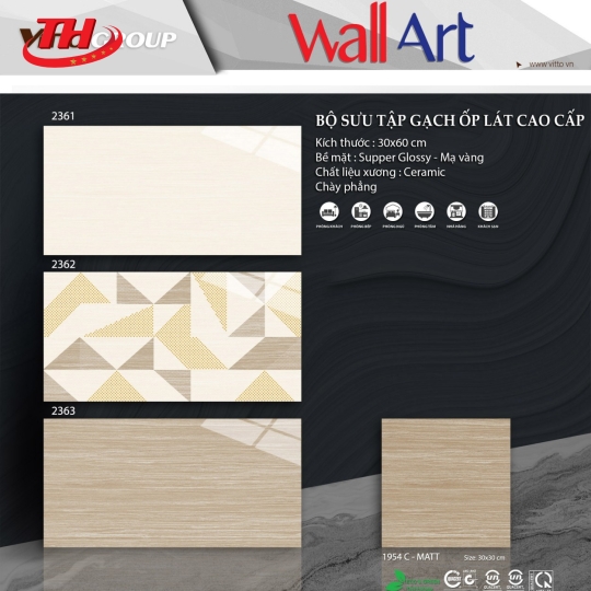 Gạch ốp tường 30*60 Vitto - 2363