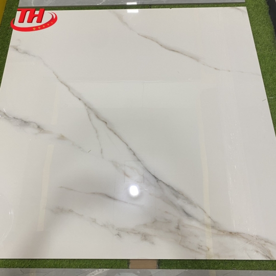 Gạch lát nền Ấn Độ 120 * 120 CM  Trắng Vân - Nhập Khẩu Ấn Độ 