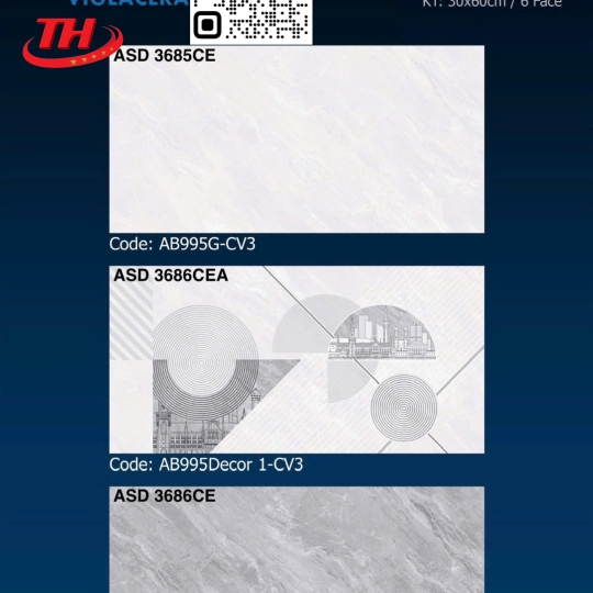 Gạch ốp tường 30*60 Viglacera ASD 3685