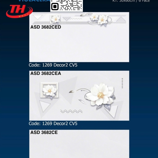 Gạch ốp tường 30*60 Viglacera ASD 3682